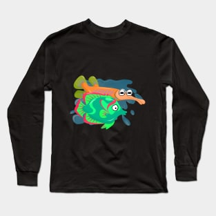 Aquarium fish love Long Sleeve T-Shirt